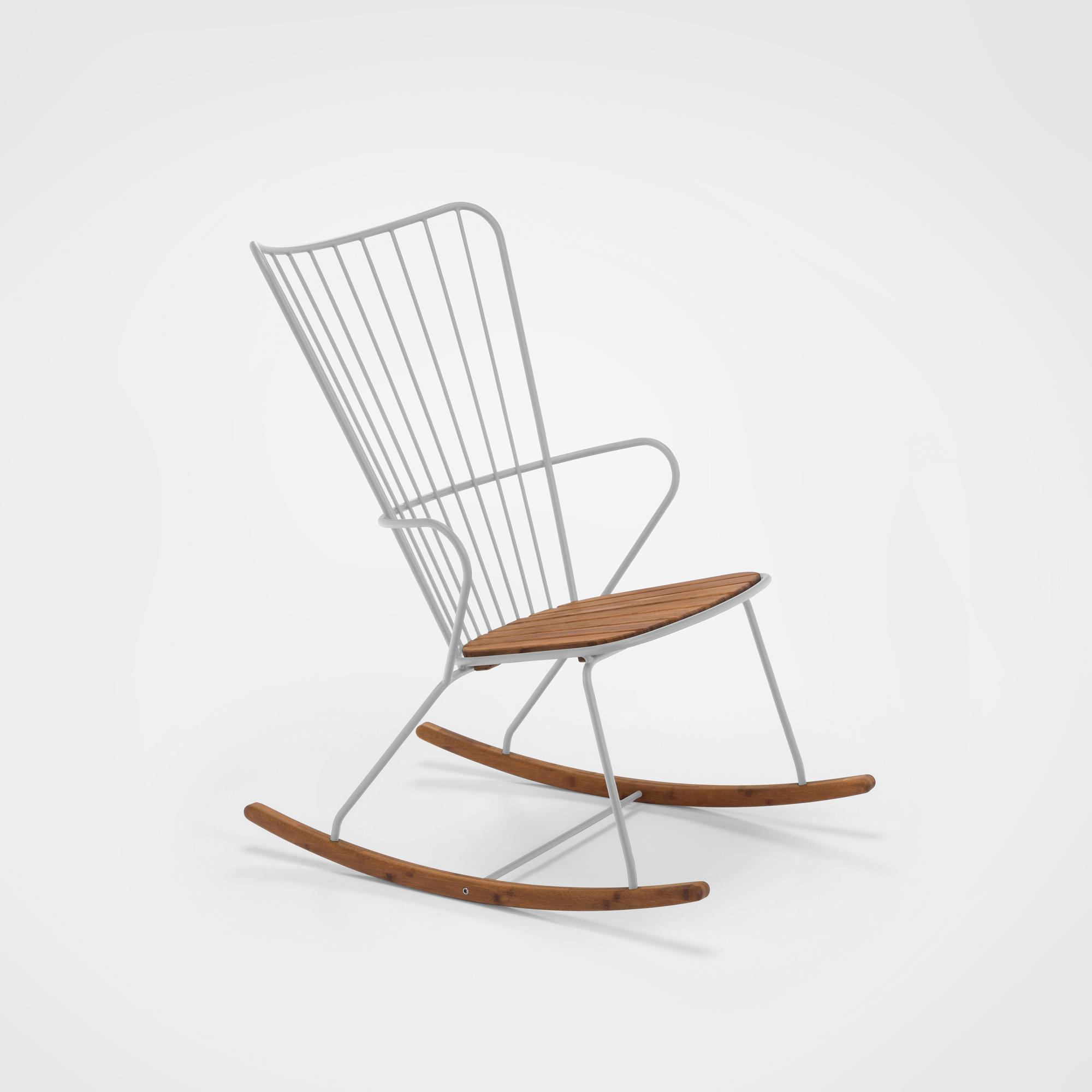 Paon Outdoor Rocking chair Schaukelstuhl Outdoor Houe Weiß