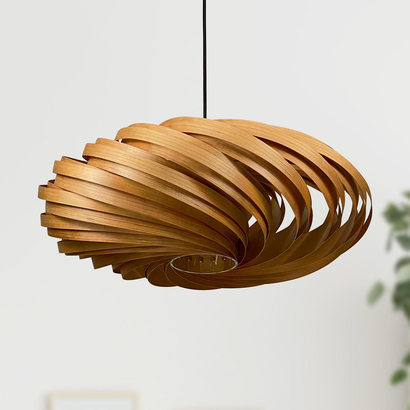 Veneria Hängeleuchte Ø60 cm Kirschbaum Gofurnit