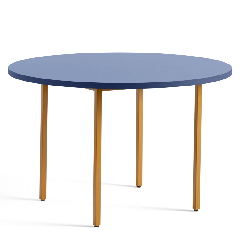 Two Colour Table Tisch 120 cm Hay Blau - Ocker