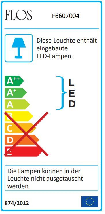Taccia LED 2016 Tischleuchte Flos
