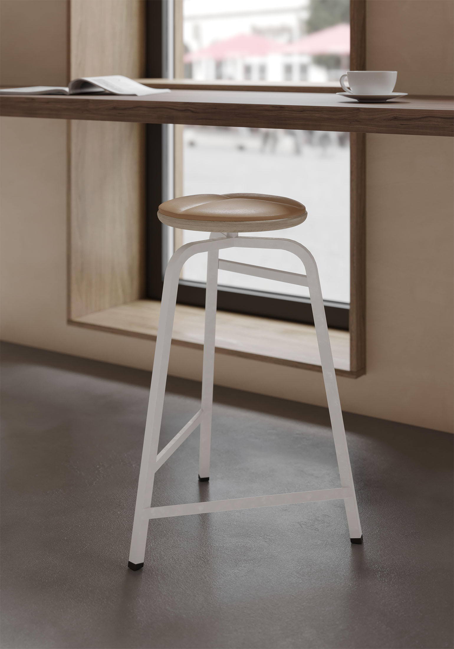 Treble Barhocker schwarz Northern