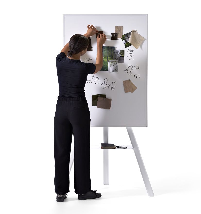 Cartesio Whiteboard für Multimediaständer Opinion Ciatti