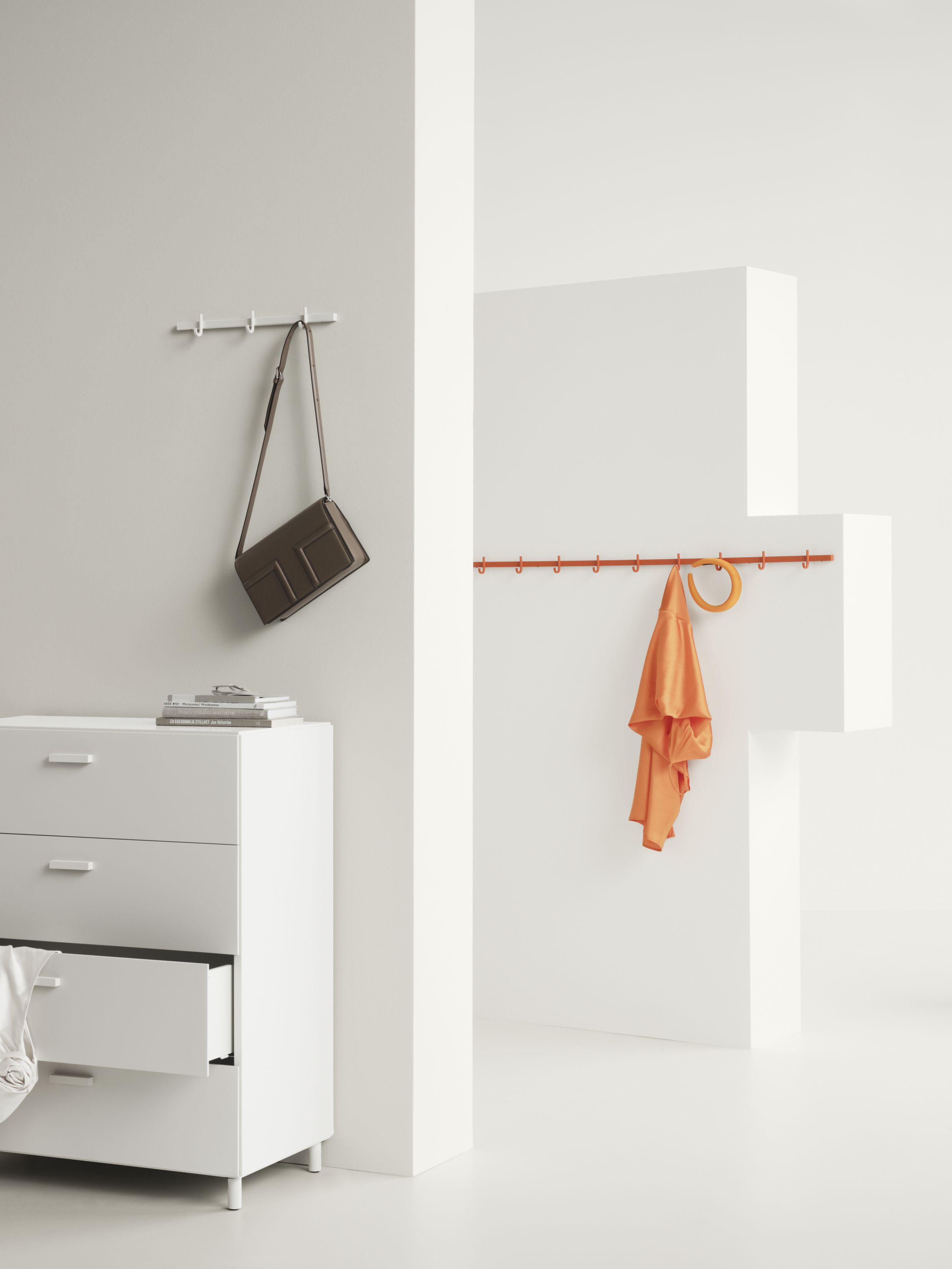 Relief Hakenleiste B41cm weiß String Furniture