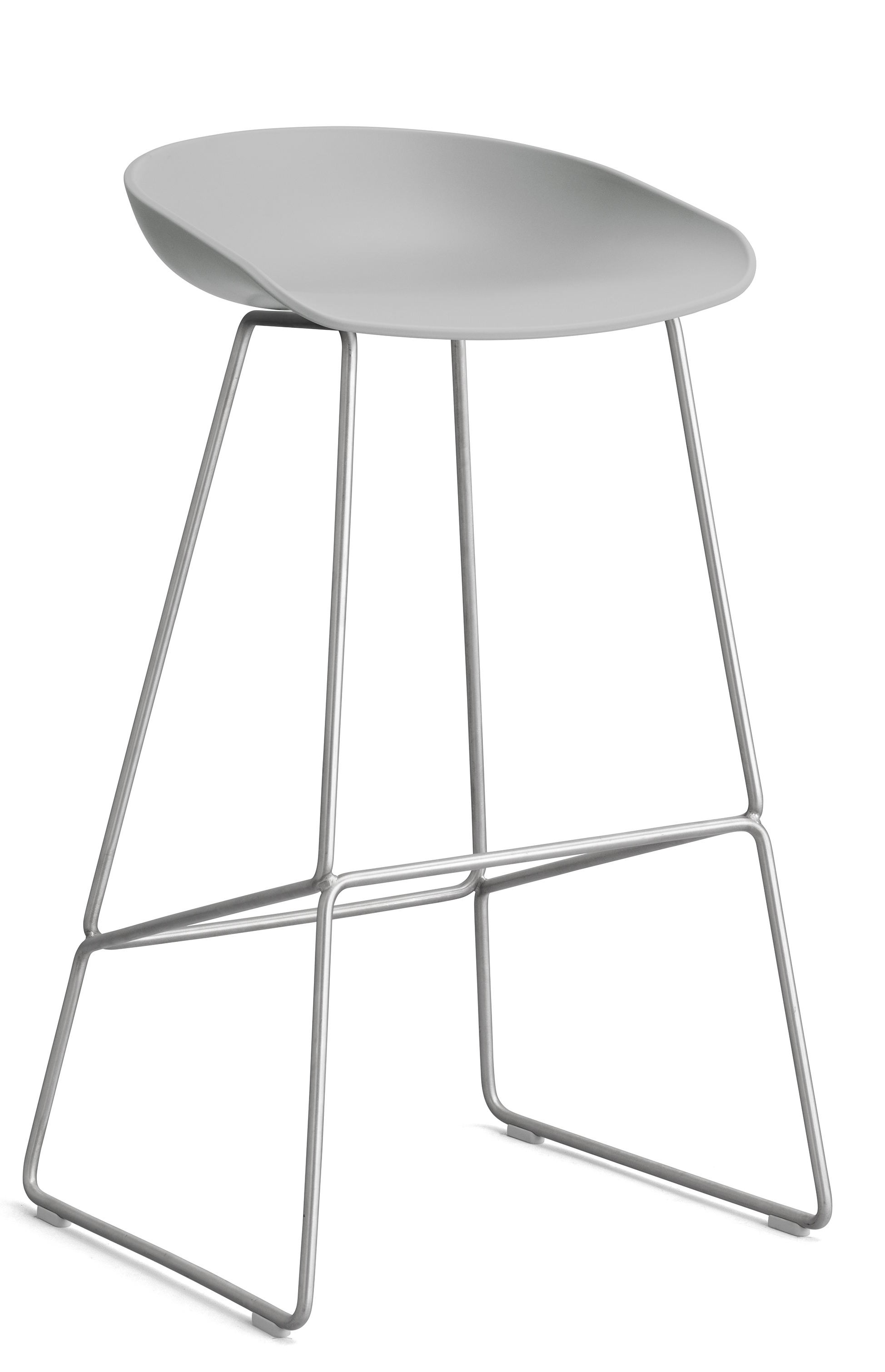 About a Stool AAS 38 / AAS38 Barhocker High CONCRETE GRAU / STAHL Hay EINZELSTÜCK