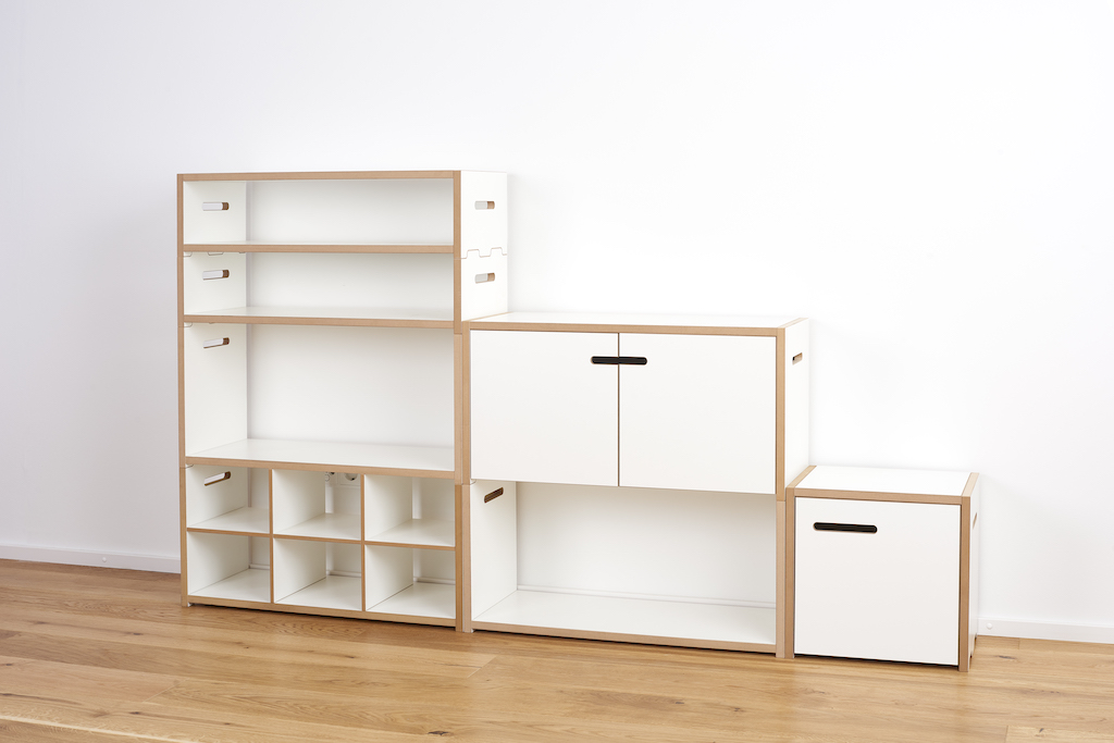 Tojo Halbstark Grundmodul mit Türe links Regalserie Tojo Tojo Halbstark Grundmodul mit Türe links Regalserie Tojo