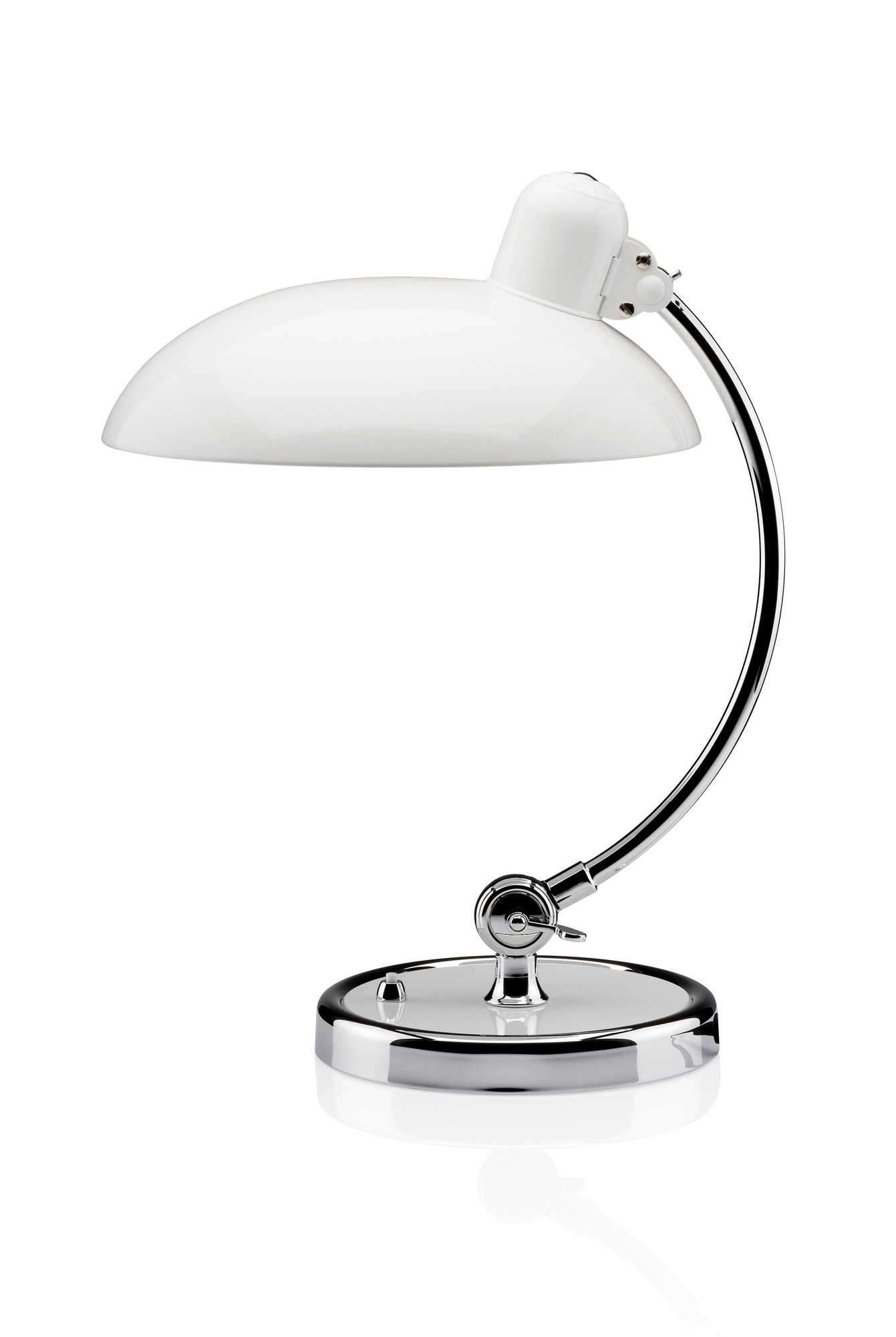 6631 T Luxus Tischleuchte KAISER idell Fritz Hansen schwarz hochglanz