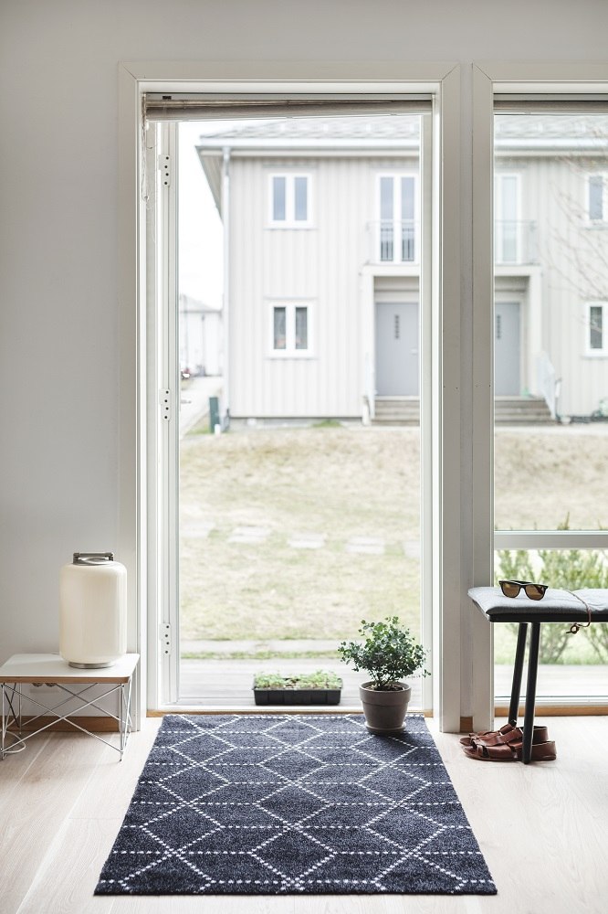 Hagl Indoor / Outdoor Fußmatte 60x85 cm / SCHWARZ Heymat EINZELSTÜCK