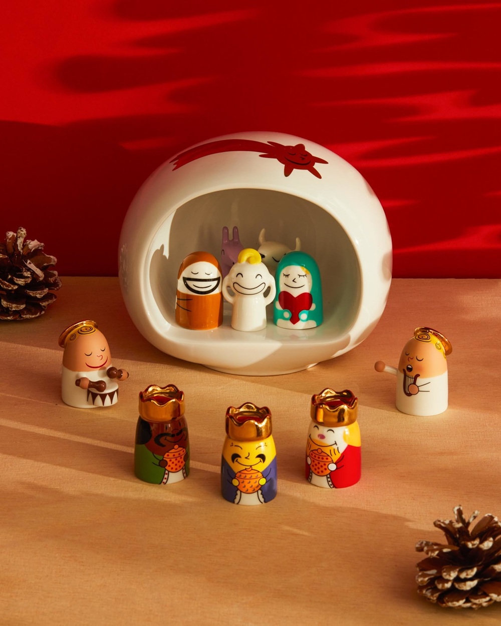 Presepe Group Weihnachtskrippe Porzellan AMGI10 Alessi