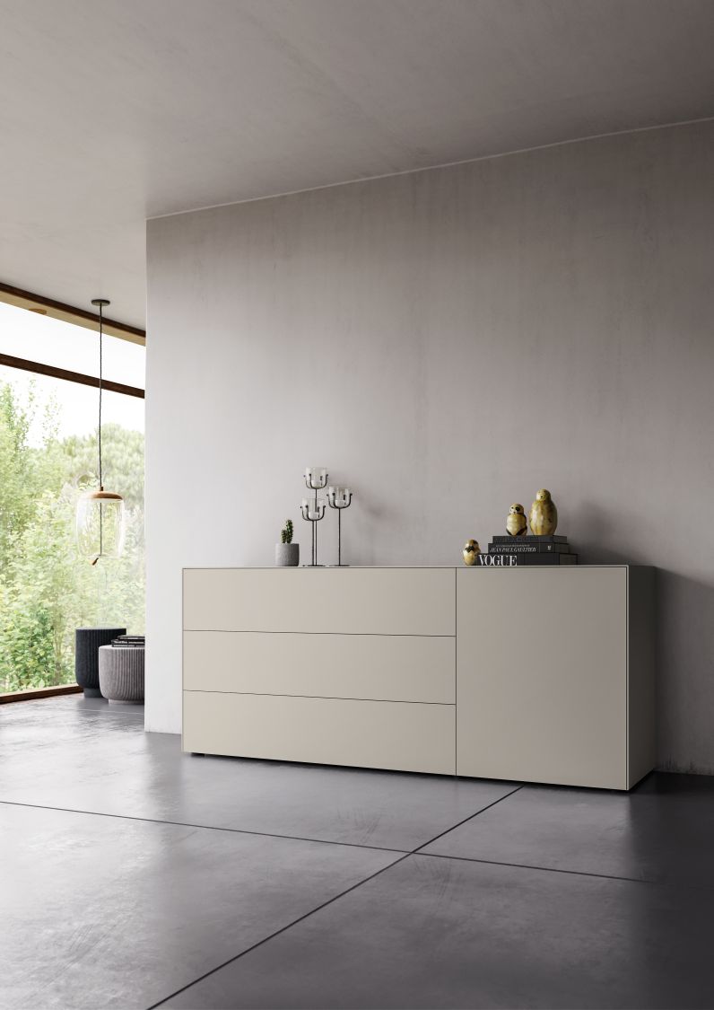 Nex Pur Box Lowboard Kombination Tür / Schubkasten Tür Piure