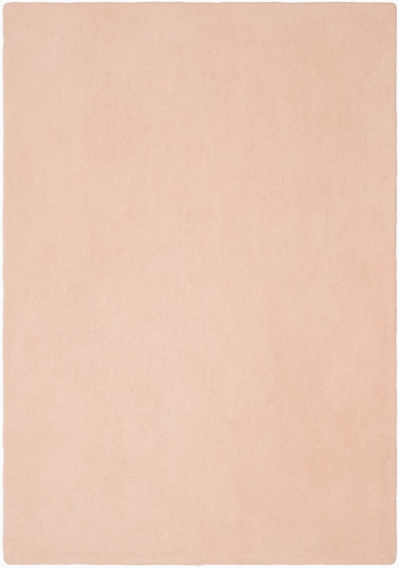 Rechteckiger Filzteppich in Rosa (Merle) von myfelt, 180 x 260 cm, Detailansicht.