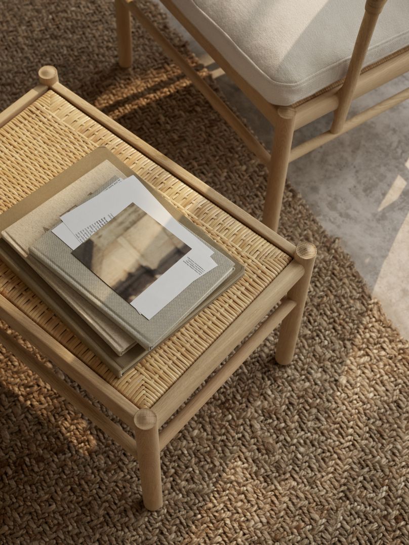 OW149F Colonial Footstool Carl Hansen & Søn