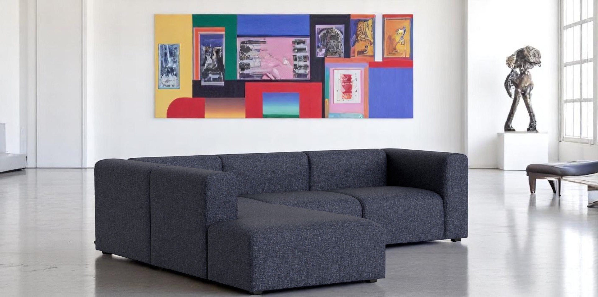 Mags Sofa Corner Combination 2 mit Armlehne links Hay 