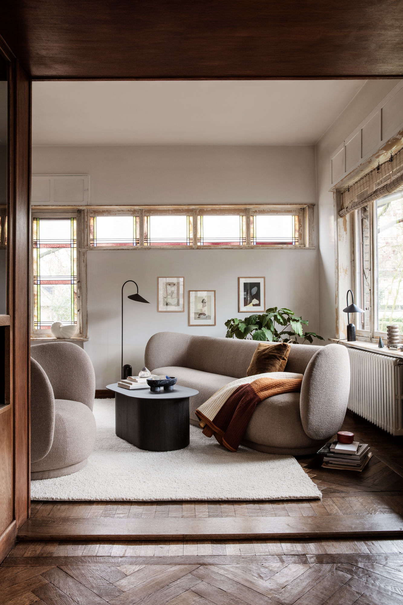 Rico Sofa Brushed 3-Sitzer Ferm Living