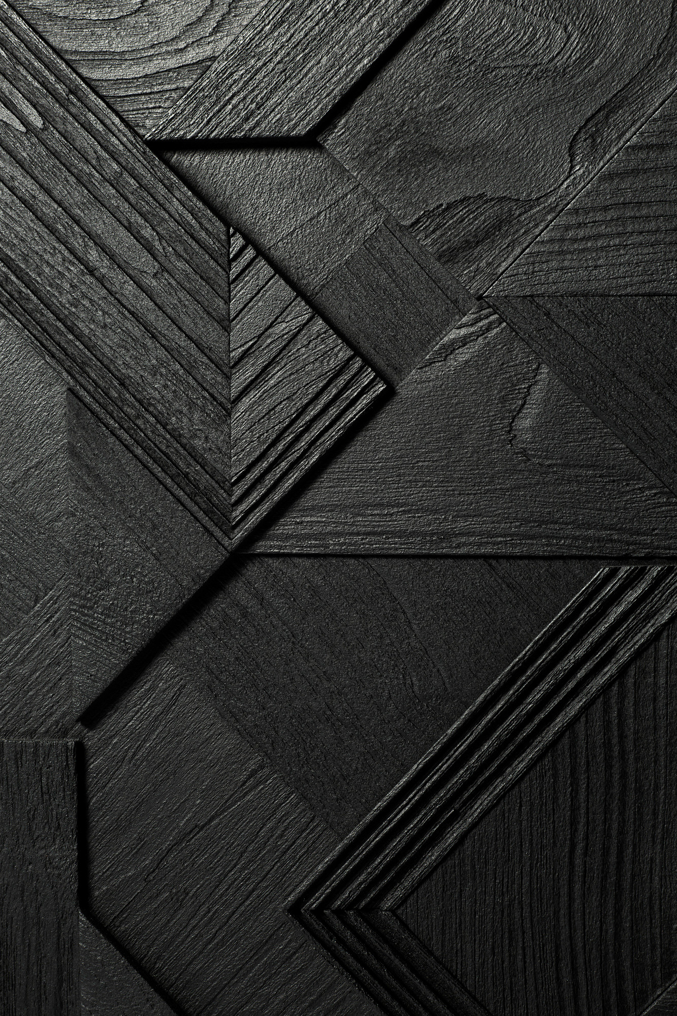 Graphic Anrichte 3 Türen Teak schwarz Ethnicraft