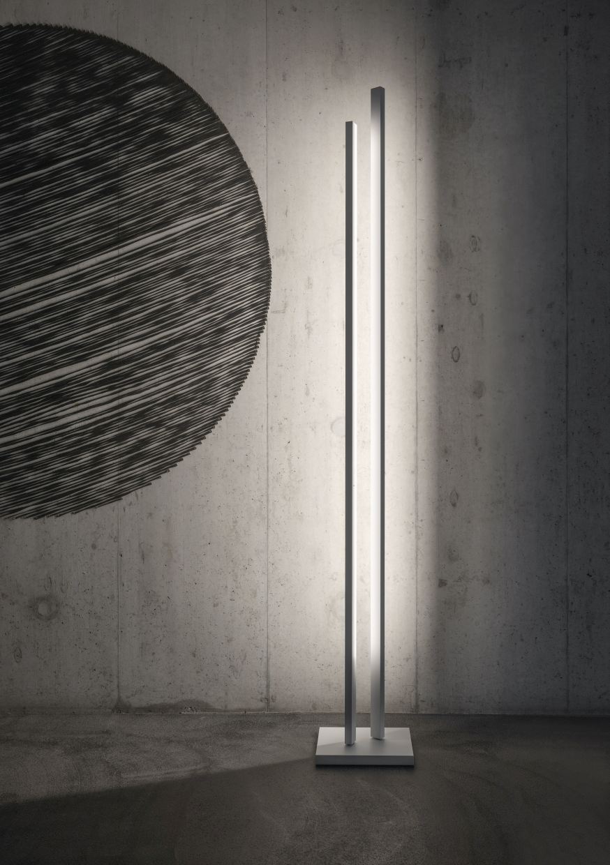 Zen Parallel Stehleuchte weiß - 2700K Steve Lechot Luminaires
