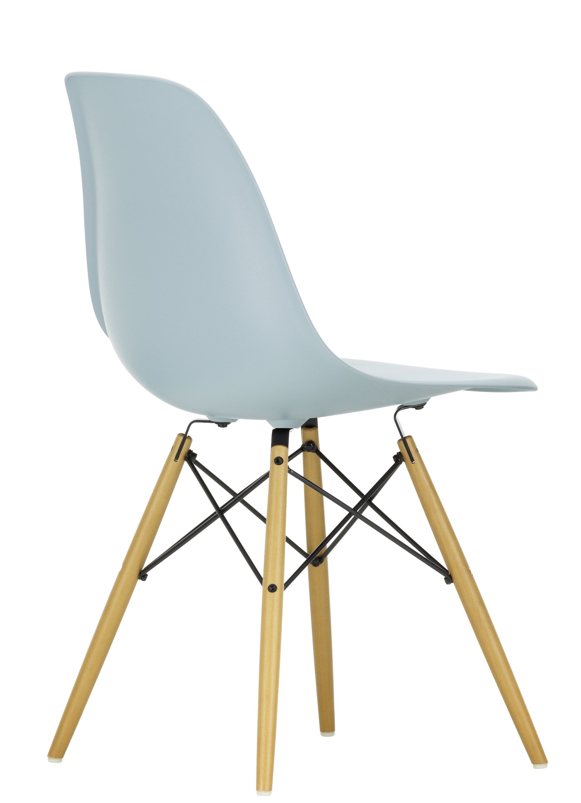 Eames Plastic Side Chair DSW Stuhl AHORN GELBLICH / EISGRAU Vitra EINZELSTÜCK