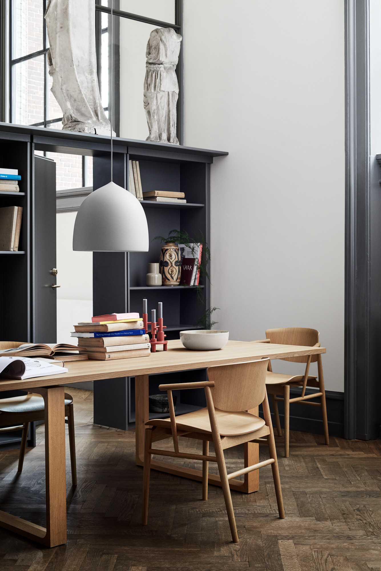 Suspence P2 Pendelleuchte Fritz Hansen Schwarz
