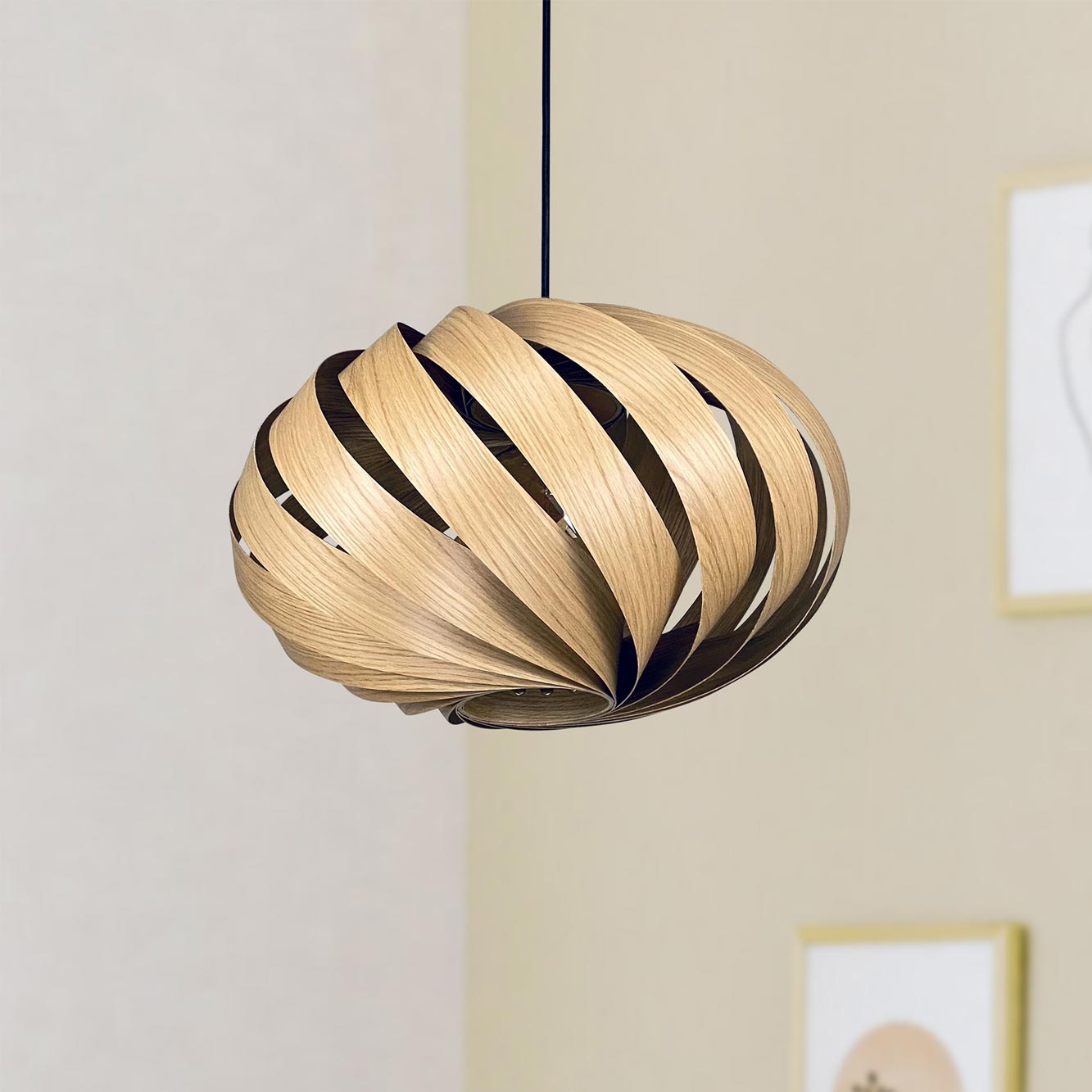 Serentia Hängeleuchte Eiche Ø45 cm Gofurnit