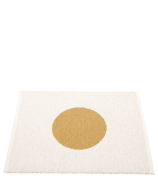 Vera Small One Kunststoffteppich 70x90 cm Pappelina Ochre