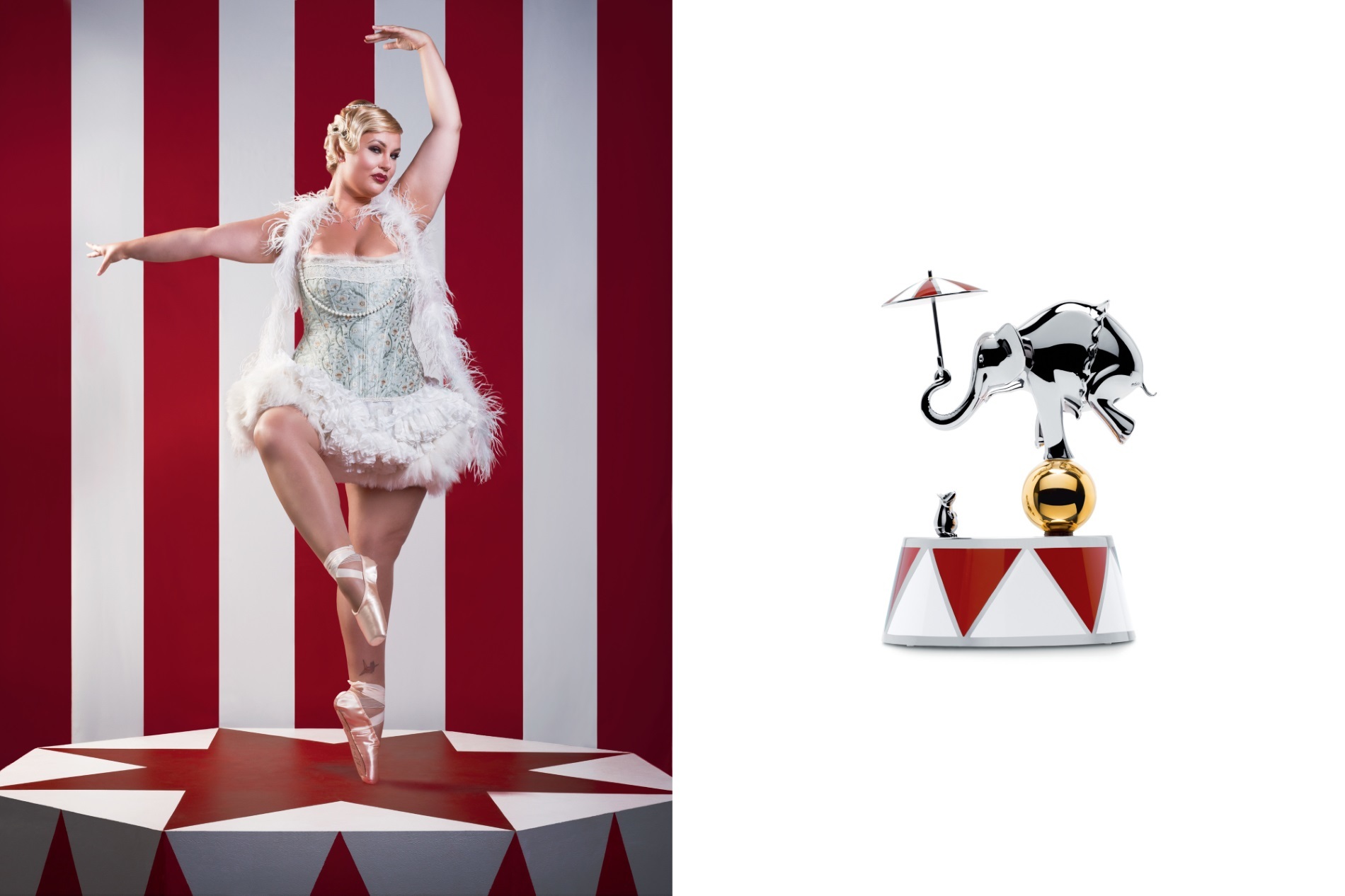 Alessi Circus MW37 The Ballerina Spieluhr Alessi LIMITIERTE EDITION