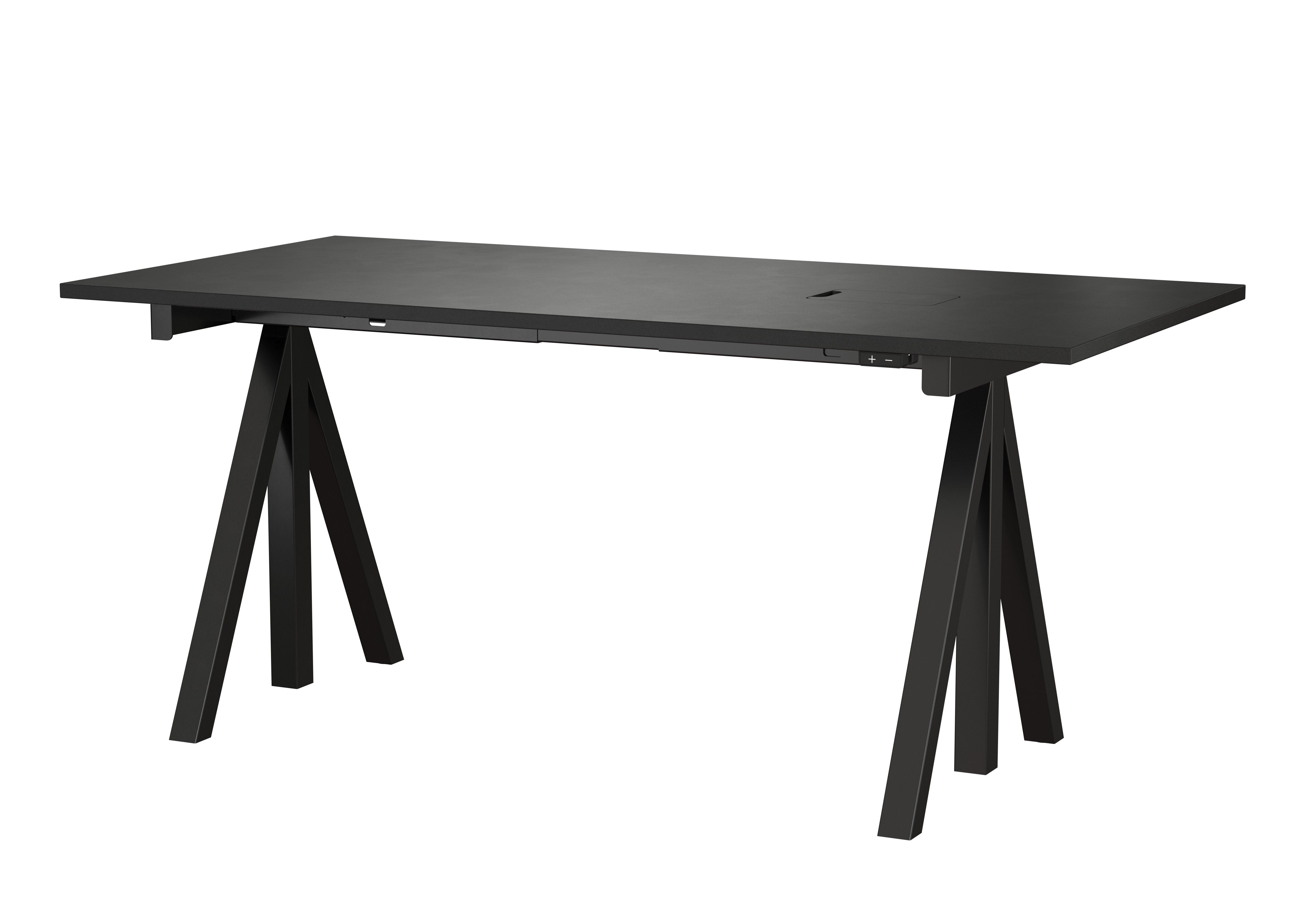Works Schreibtisch Fix Gestell schwarz String Furniture