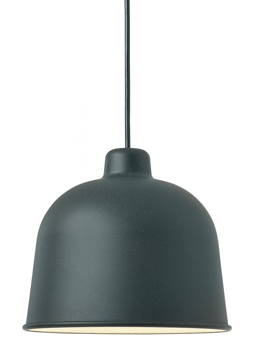 Grain Pendant Lamp Pendelleuchte Dunkelgrün Muuto EINZELSTÜCK