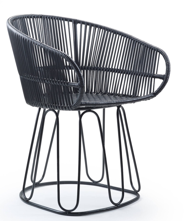 Circo Dining Chair Stuhl Outdoor ames Schwarz matt / Schwarz