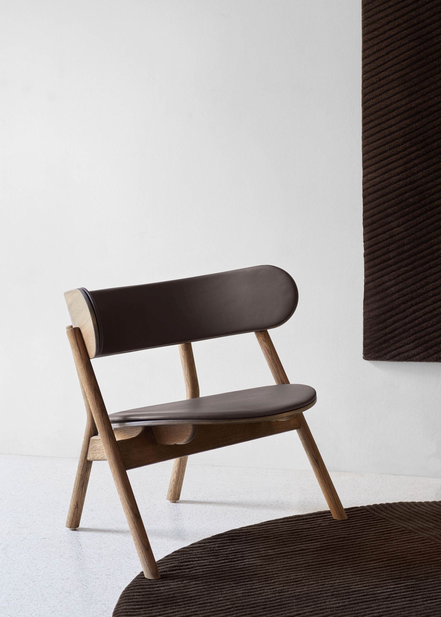 Oaki Lounge Chair mit Polster Northern