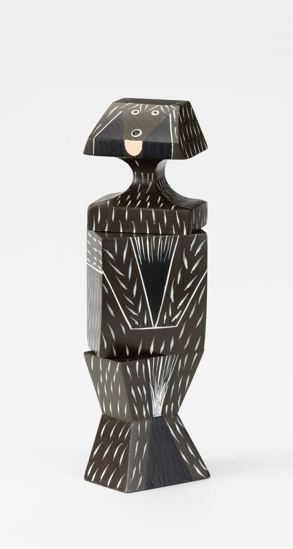 Wooden Dolls Katze / Hund Holzfigur Vitra