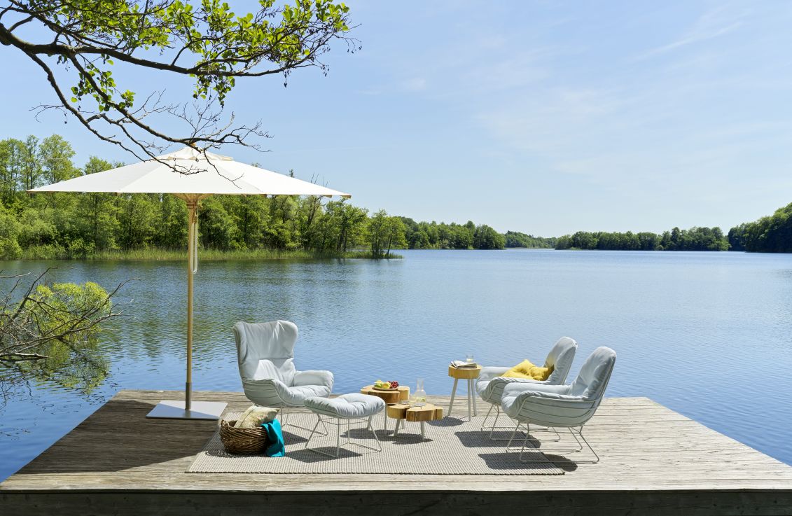 Leyasol Ottoman Outdoor Freifrau Manufaktur