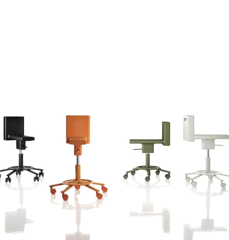 360° Stool B 58 cm Schwarz Magis
