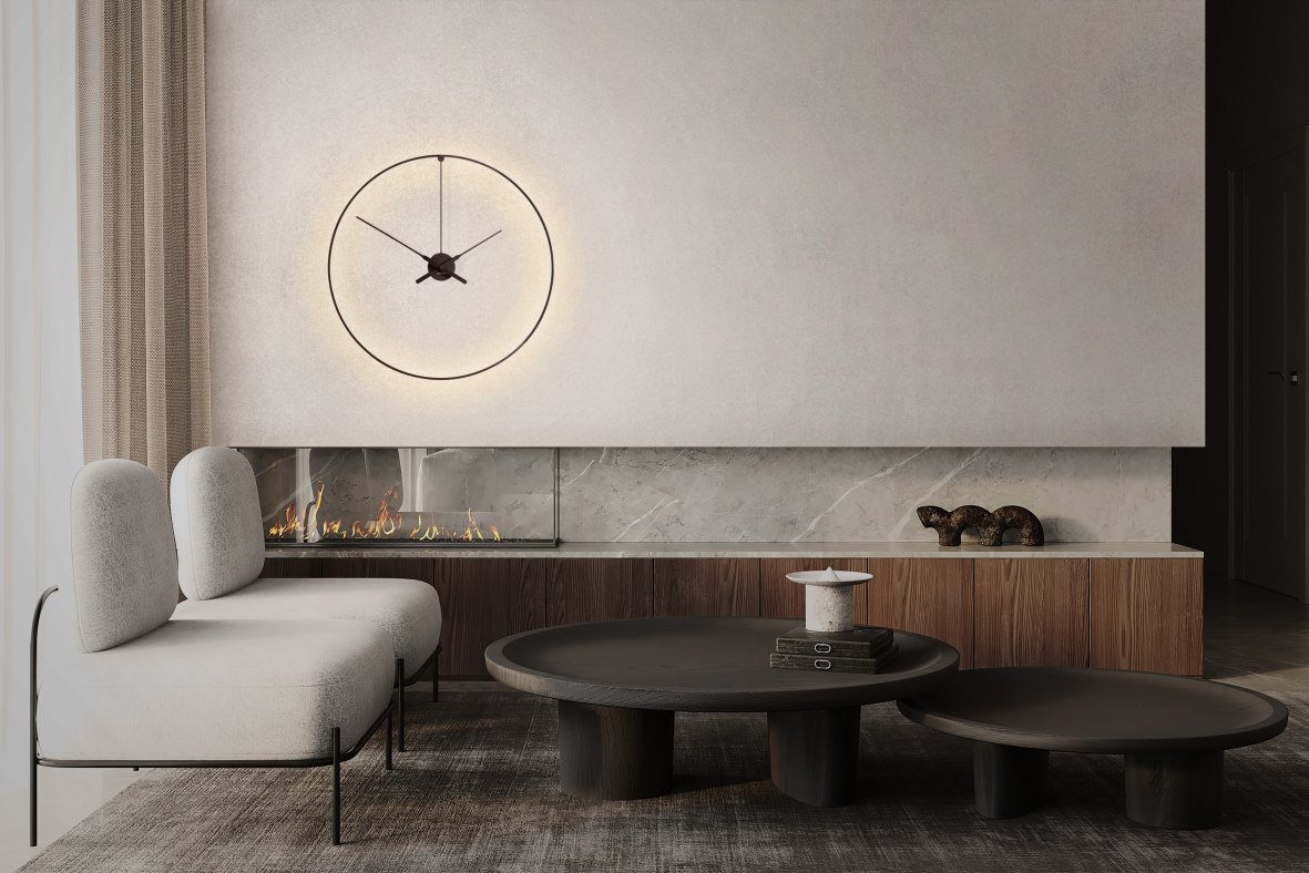 Ombra Clock Wanduhr nomon