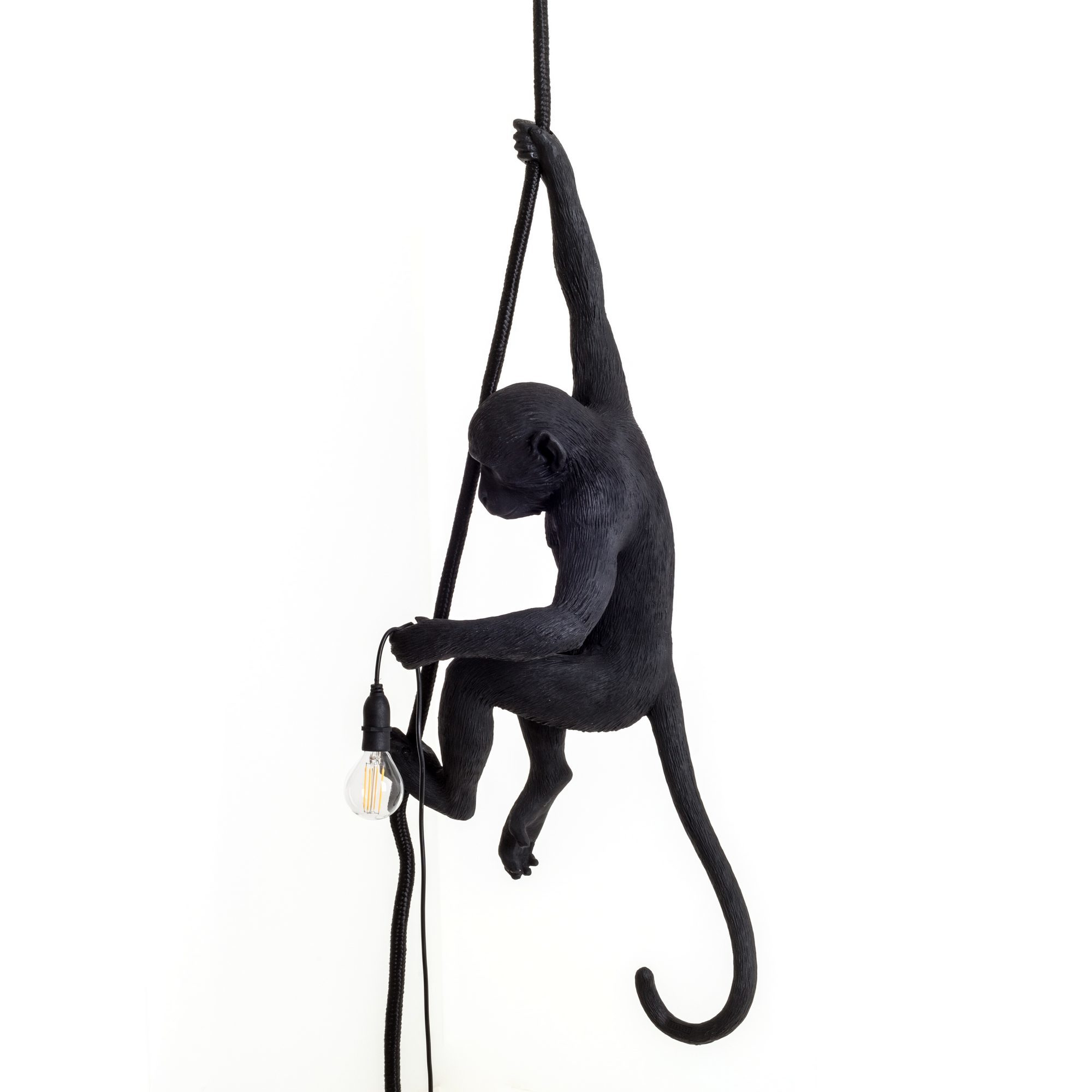 Monkey Lamp Black Pendelleuchte Seletti EINZELSTÜCK
