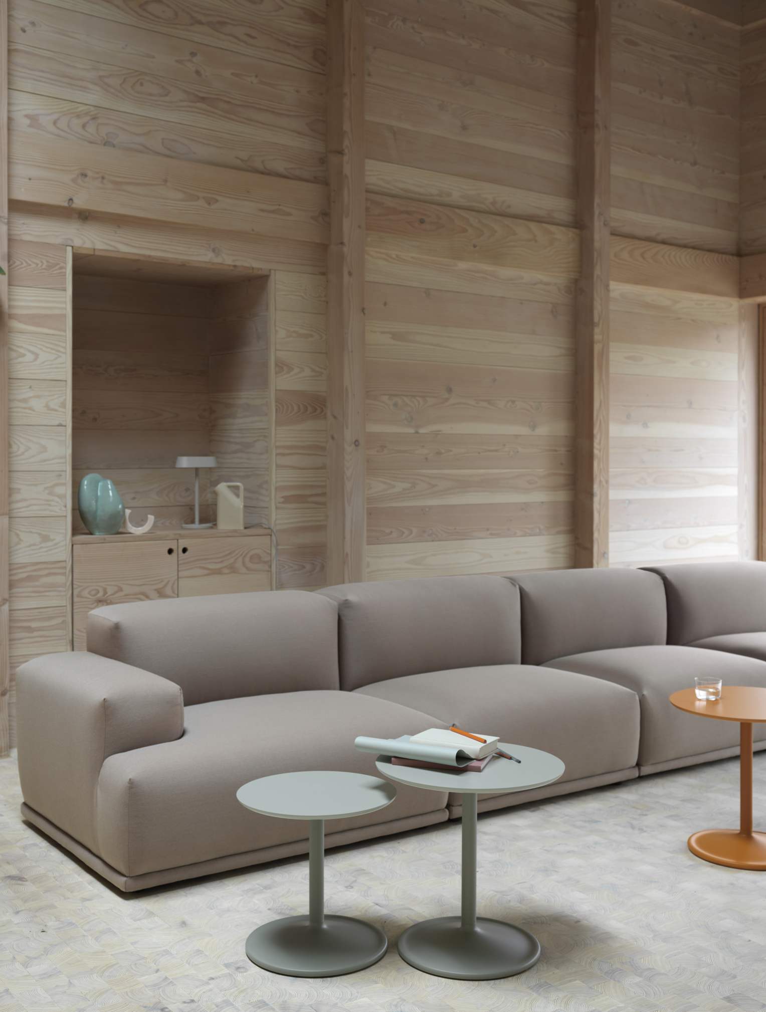 Connect Soft Modular Sofa 2-Sitzer Clay 12 Konfiguration 2 Muuto