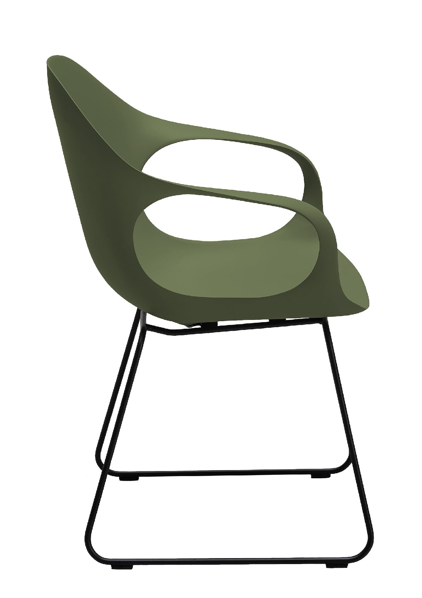 Elephantino Sessel Kufengestell Kristalia