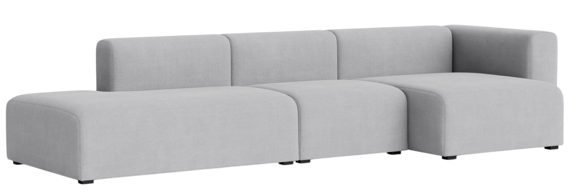 Mags Sofa 3-Sitzer Combination 4 mit Armlehne rechts Hay 