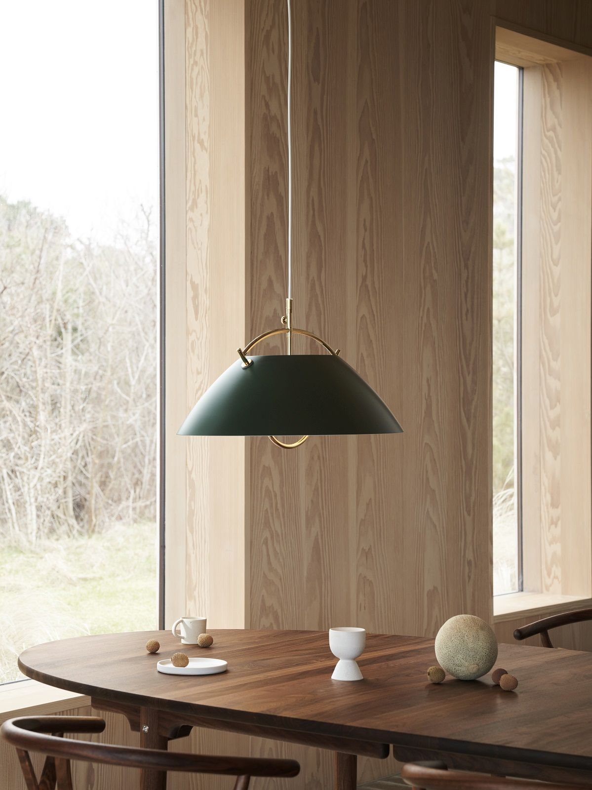 HJW37 The Pendant with lift Pendelleuchte Carl Hansen & Søn