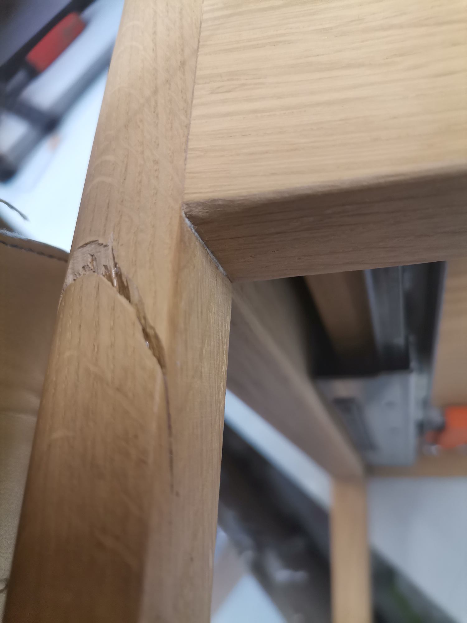 Spindle Nachttisch EICHE Ethnicraft MÄNGELEXEMPLAR