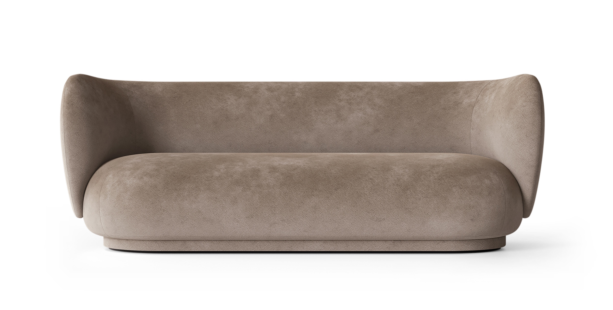Rico Sofa 3-Sitzer Faded Velvet Beige Ferm Living