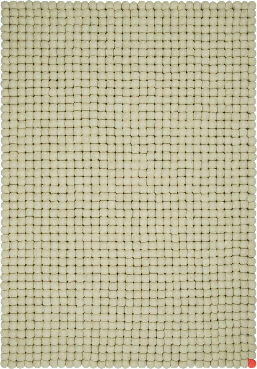Big One Rechteckig Filzteppich 140 x 200 cm myfelt Grünbeige