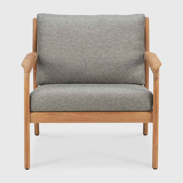 Jack Outdoor1-Sitzer Loungesessel Teak Ethnicraft Mokka