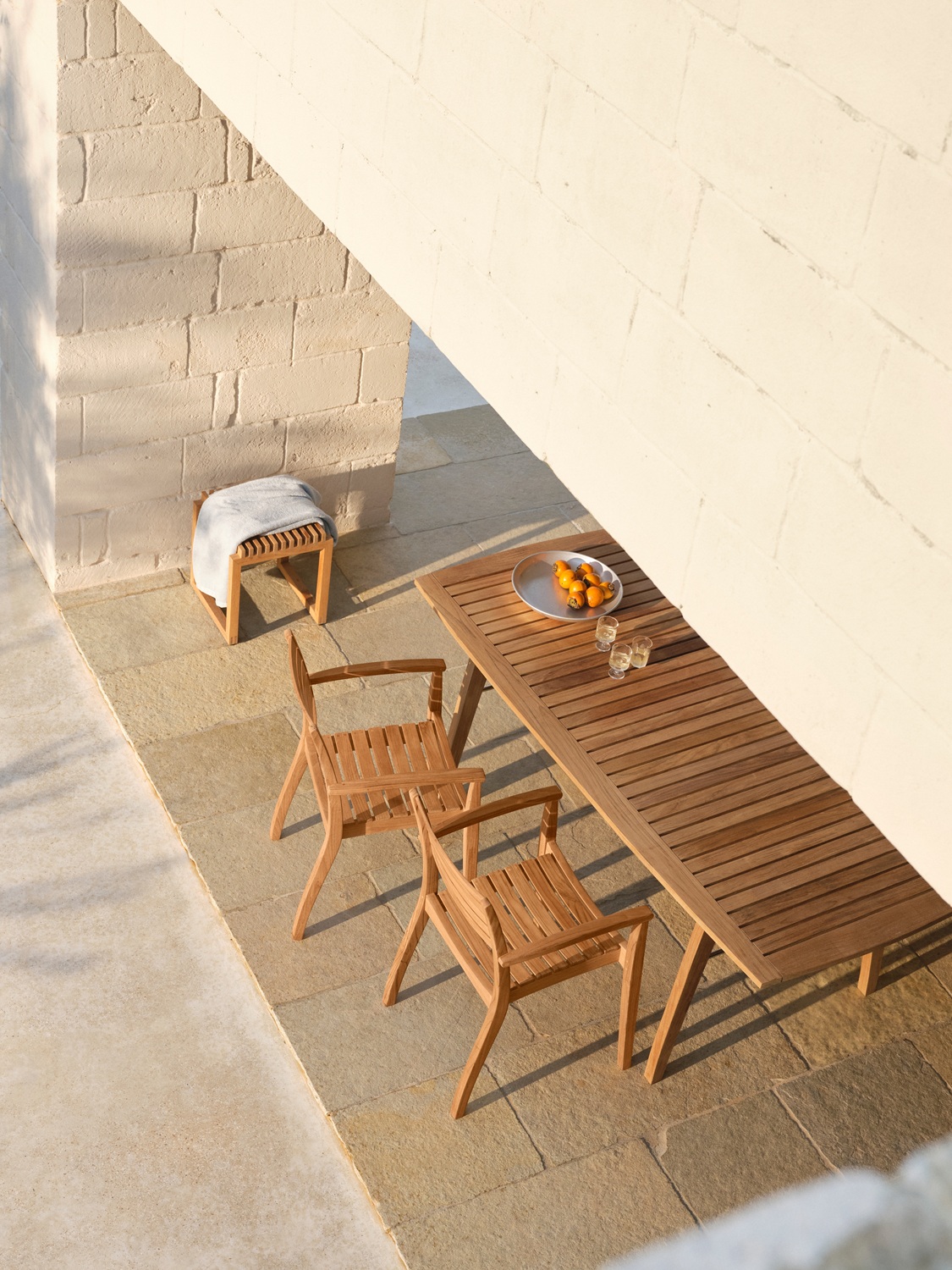 Ballare Table 4-Sitzer Tisch Outdoor Skagerak by Fritz Hansen