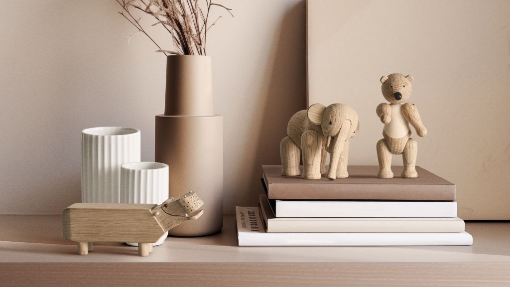 Set Liliput 3 Stück Holzfigur Kay Bojesen