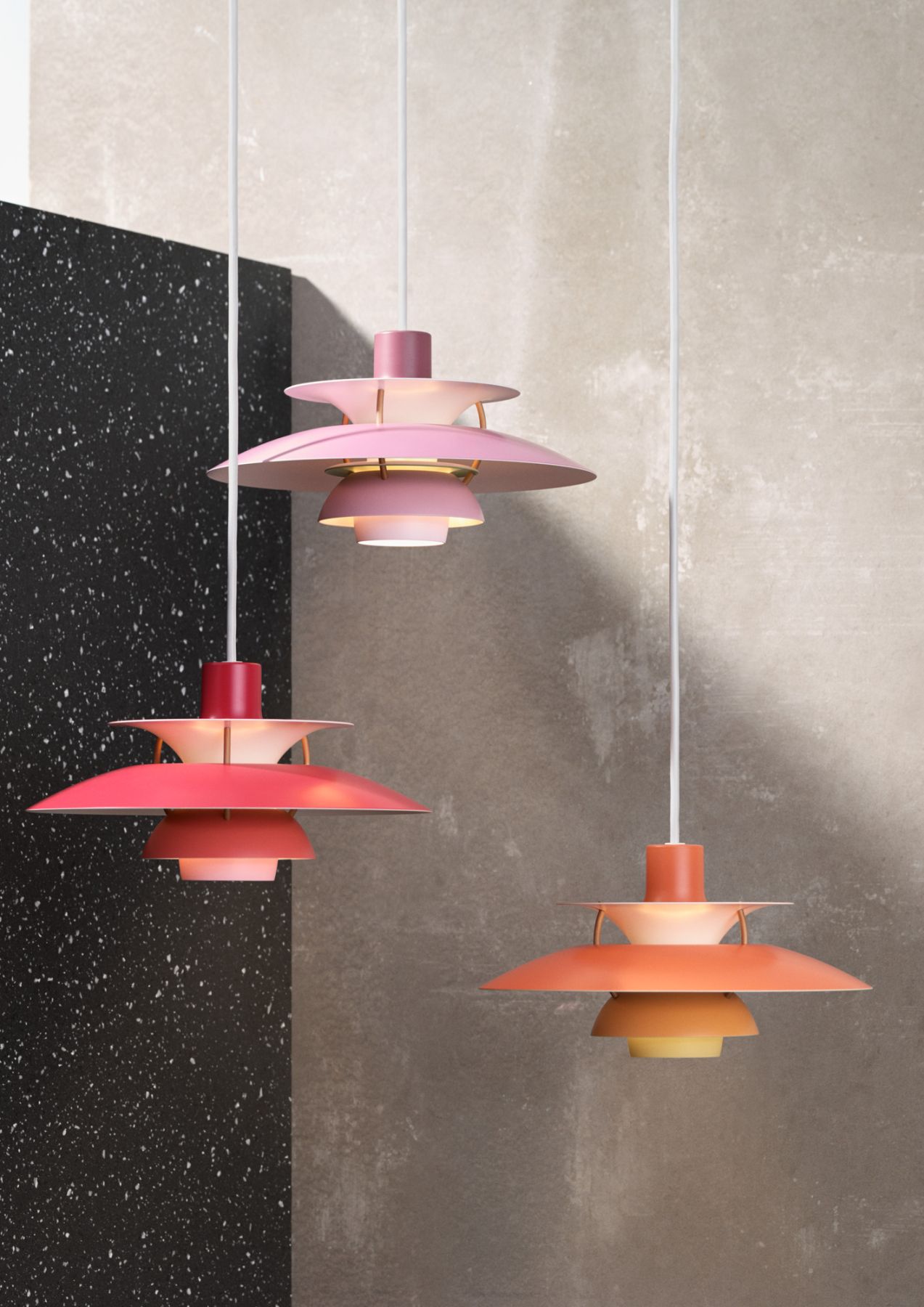 PH 5 Mini Pendelleuchte Louis Poulsen-Hues rose
