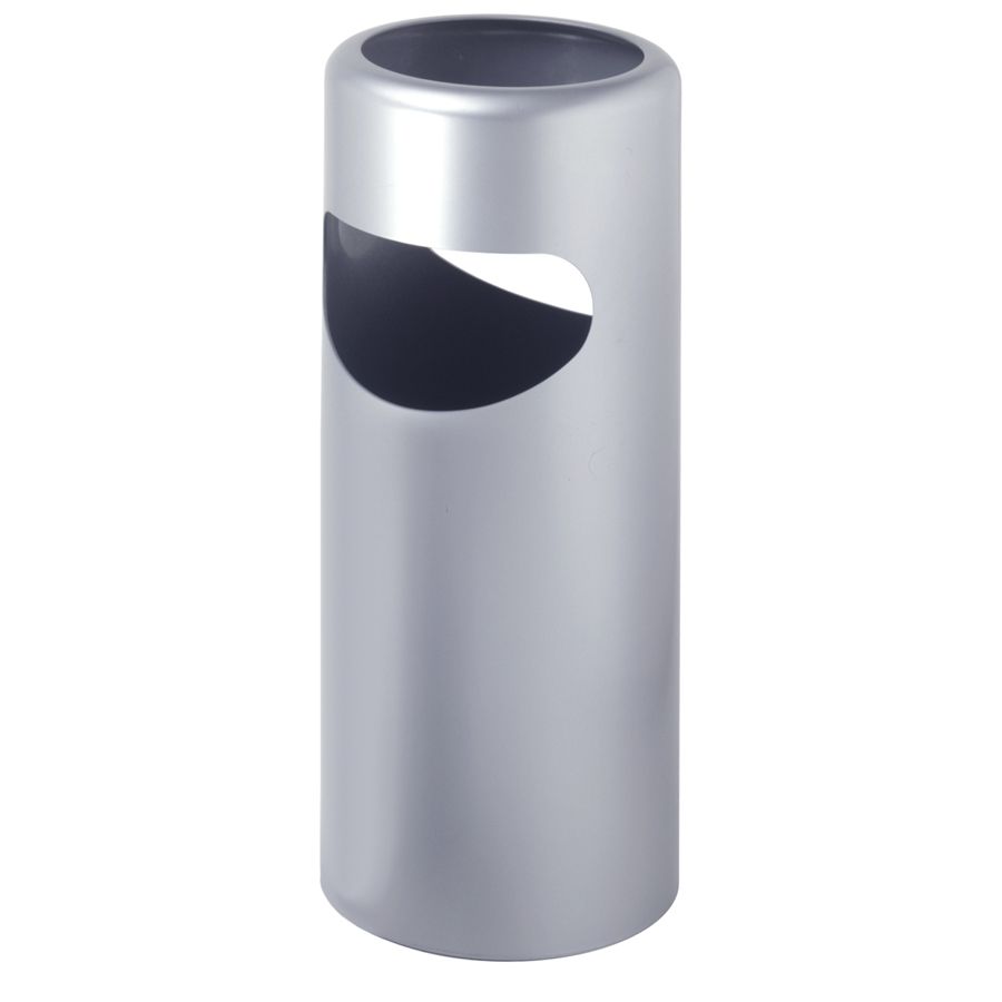 Birillo Schirmständer/Standascher aus Aluminium von Rexite: Moderner, zylindrischer Aschenbecher für Innen- und Außenbereiche.