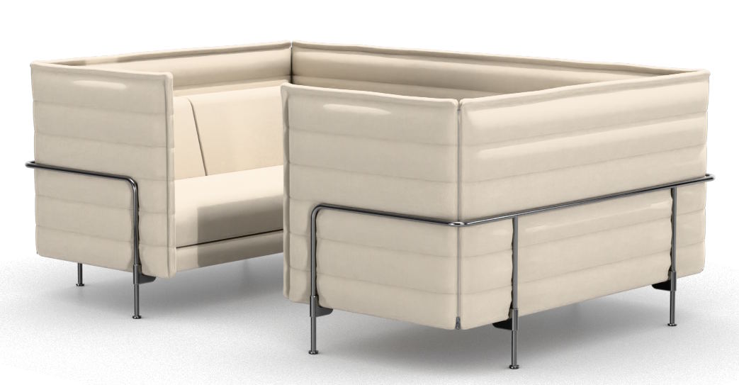 Alcove Cabin 2-Sitzer Lowback Sofa Vitra