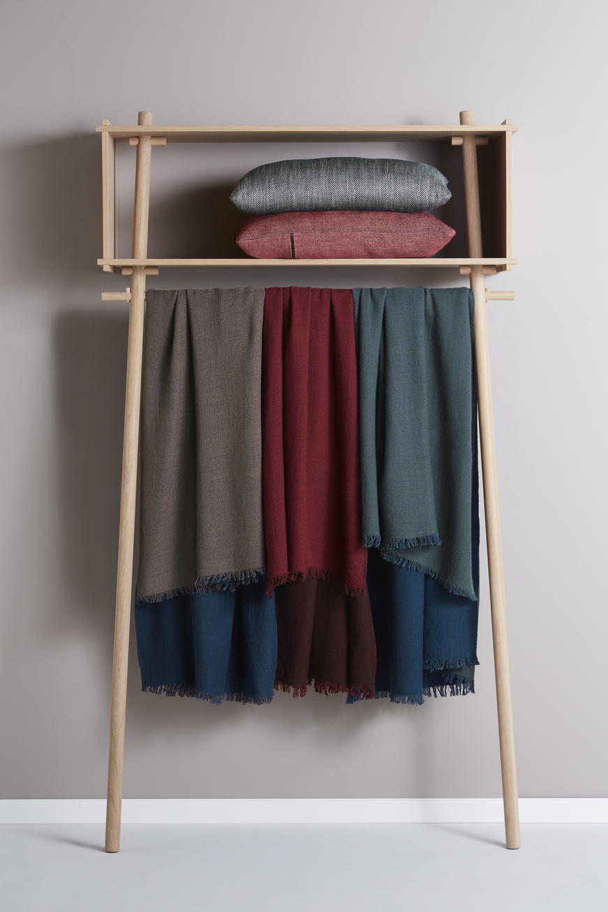 Töjbox Anlehngarderobe Woud Bx80 cm Eiche schwarz