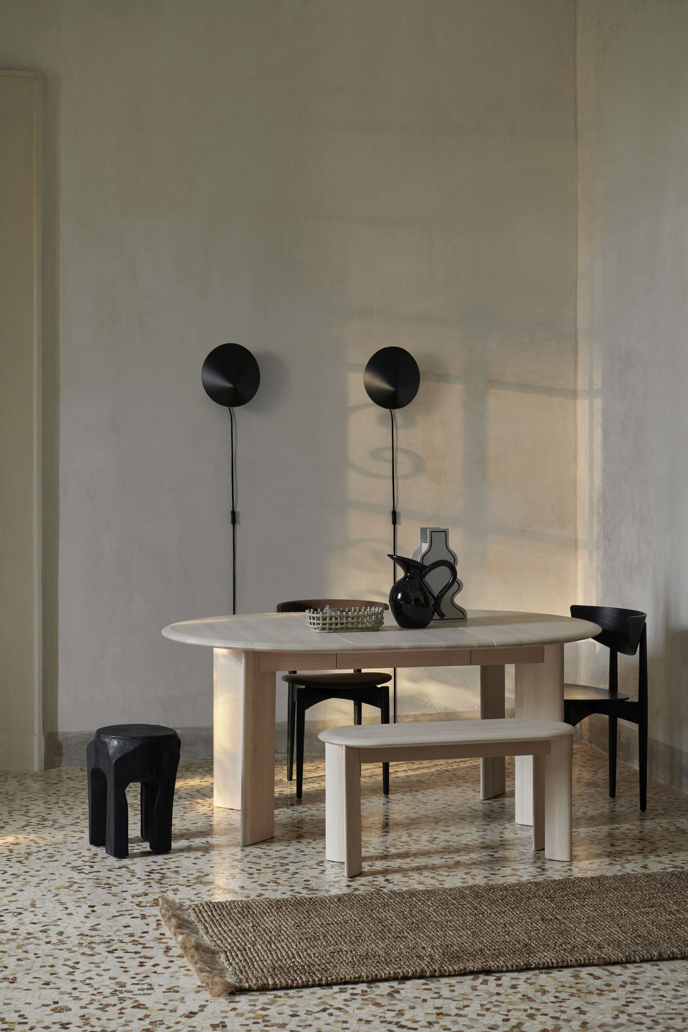 Bevel Bench Buche weiß geölt Ferm Living