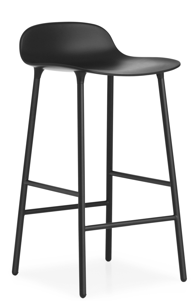 Form Barstool Barhocker H 65 cm Stahl Normann Copenhagen