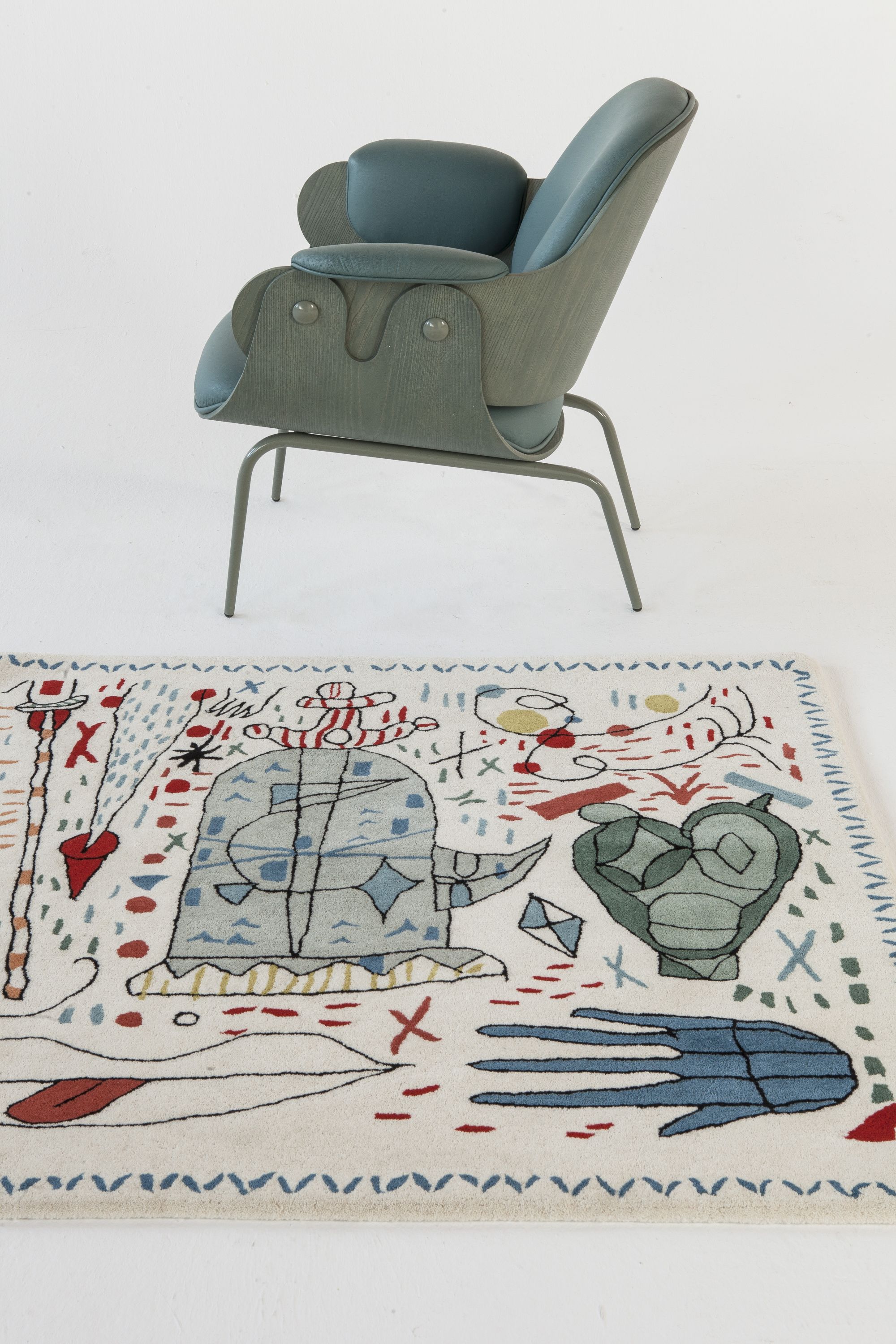 Hayon x Nani Teppich mit Wandaufhängung 120x130 Nanimarquina